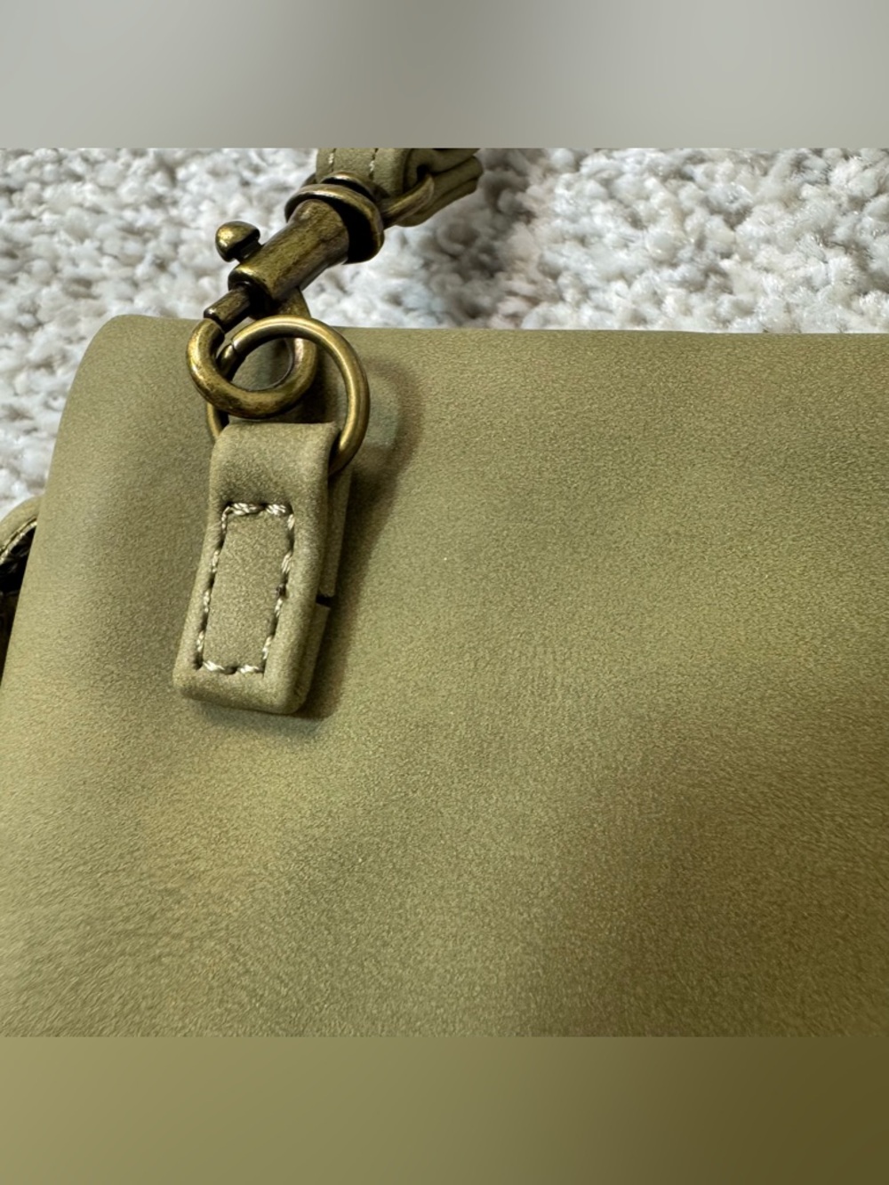 Universal Thread Olive Green Crossbody Wristlet Concert Ready - Picture 8 of 11